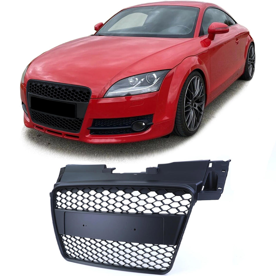 Griglia Sportiva Senza Emblema Design a Nido D'ape per Audi TT 8J 2006-2010