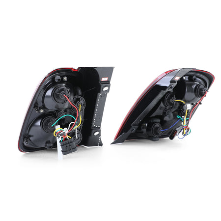 Fanali Posteriori Trasparenti Rossi per Fiat 500 2007-2015