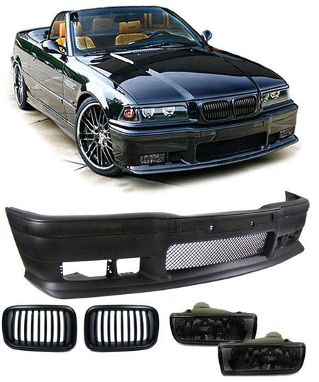 Paraurti Sportivo con Griglia e Fendinebbia per BMW Serie 3 E36 (1990-1996)