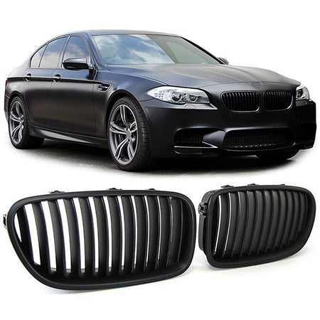 Griglia Sportiva Nera Anteriore per BMW Serie 5 F10 F11 2010-2017