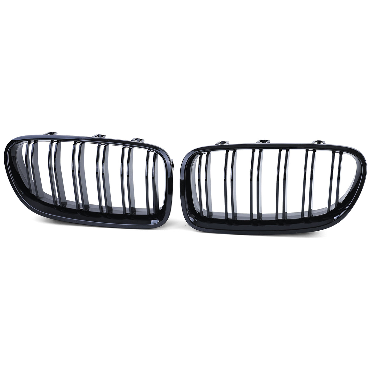 Griglia Doppio Stego Nera Lucida per BMW Serie 5 F10 F11 2010-2017