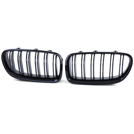 Griglia Doppio Stego Nera Lucida per BMW Serie 5 F10 F11 2010-2017