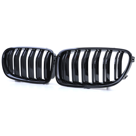 Griglia Doppio Stego Nera Lucida per BMW Serie 5 F10 F11 2010-2017