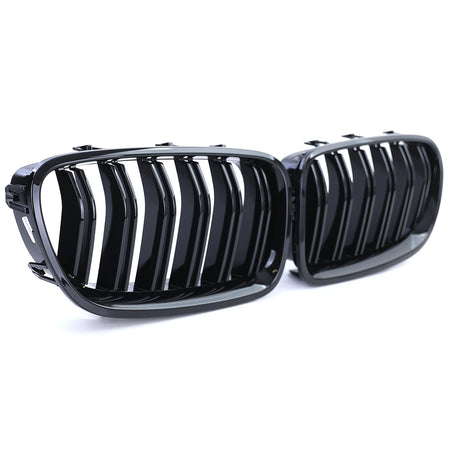 Griglia Doppio Stego Nera Lucida per BMW Serie 5 F10 F11 2010-2017