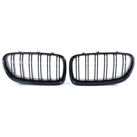Griglia Doppio Stego Nera Lucida per BMW Serie 5 F10 F11 2010-2017