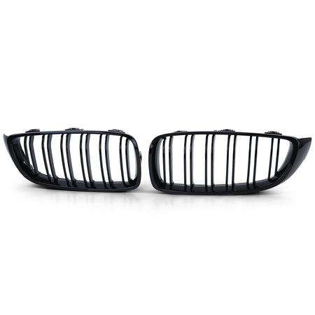 Griglia Doppio Stego Nera Lucida per BMW Serie 4 F32 F33 F36 F82 F83