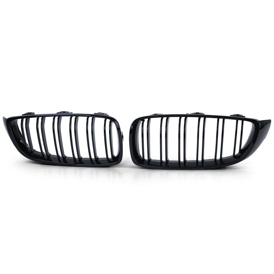 Griglia Doppio Stego Nera Lucida per BMW Serie 4 F32 F33 F36 F82 F83