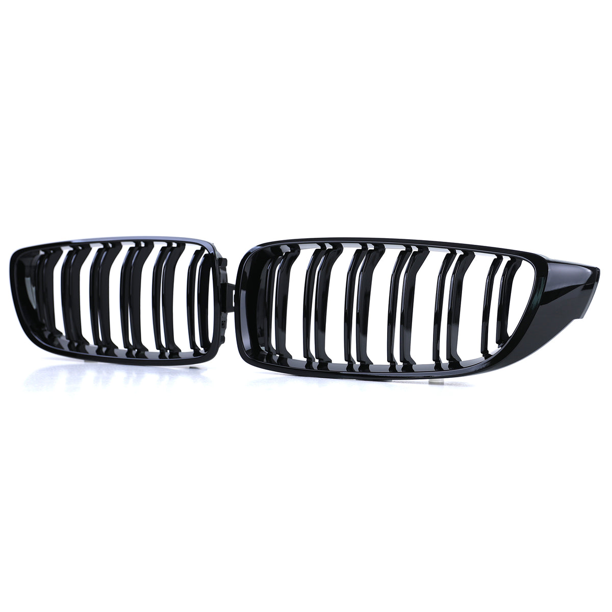 Griglia Doppio Stego Nera Lucida per BMW Serie 4 F32 F33 F36 F82 F83