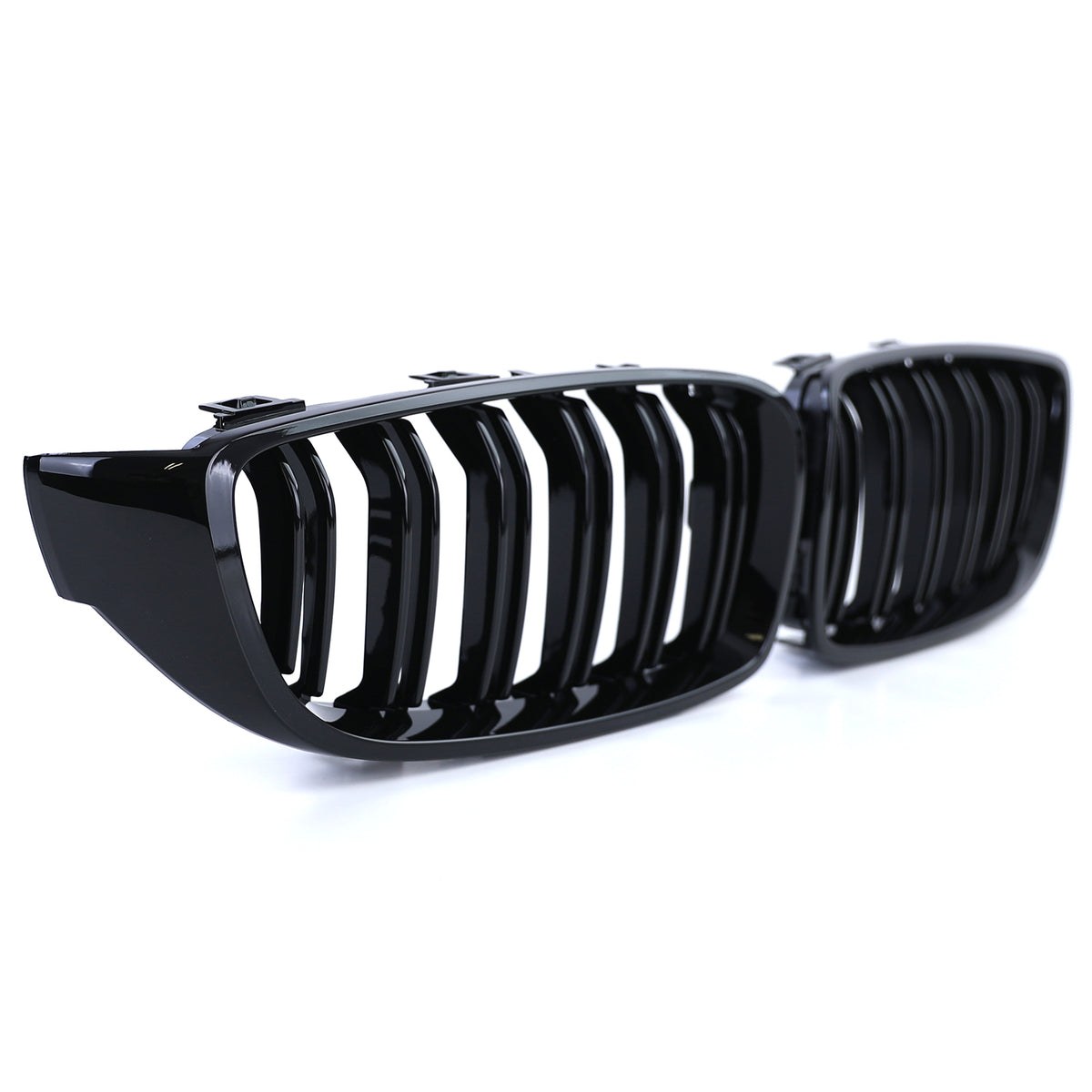 Griglia Doppio Stego Nera Lucida per BMW Serie 4 F32 F33 F36 F82 F83