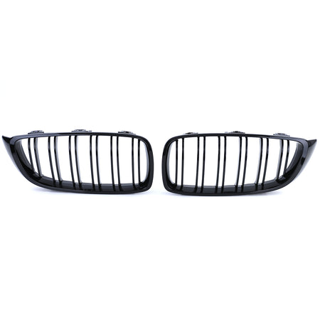 Griglia Doppio Stego Nera Lucida per BMW Serie 4 F32 F33 F36 F82 F83