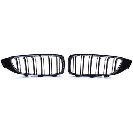 Griglia Doppio Stego Nera Lucida per BMW Serie 4 F32 F33 F36 F82 F83
