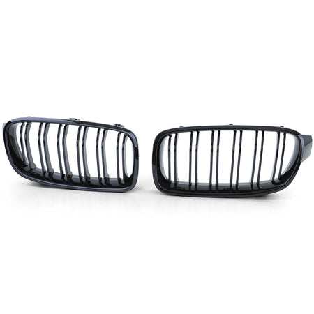 Griglia Doppio Listello Nera Lucida per BMW Serie 3 F30 F31 2011-2019
