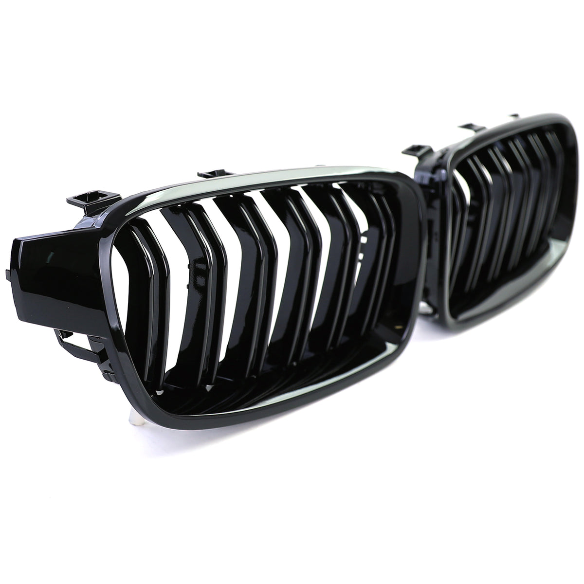 Griglia Doppio Listello Nera Lucida per BMW Serie 3 F30 F31 2011-2019