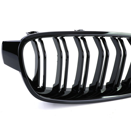 Griglia Doppio Listello Nera Lucida per BMW Serie 3 F30 F31 2011-2019