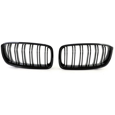 Griglia Doppio Listello Nera Lucida per BMW Serie 3 F30 F31 2011-2019