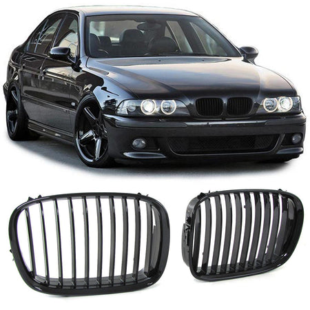 Griglia Anteriore Sportiva Nera Lucida per BMW Serie 5 E39 (1995-2003)