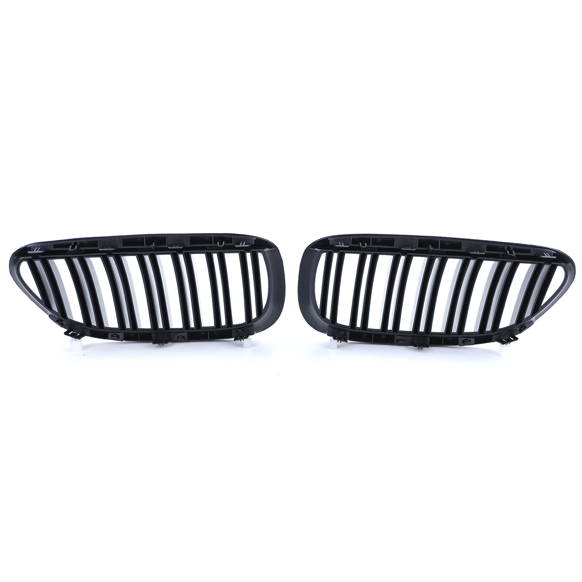 Griglia Sportiva Doppia Barra Nera Lucida per BMW Serie 6 E63 E64