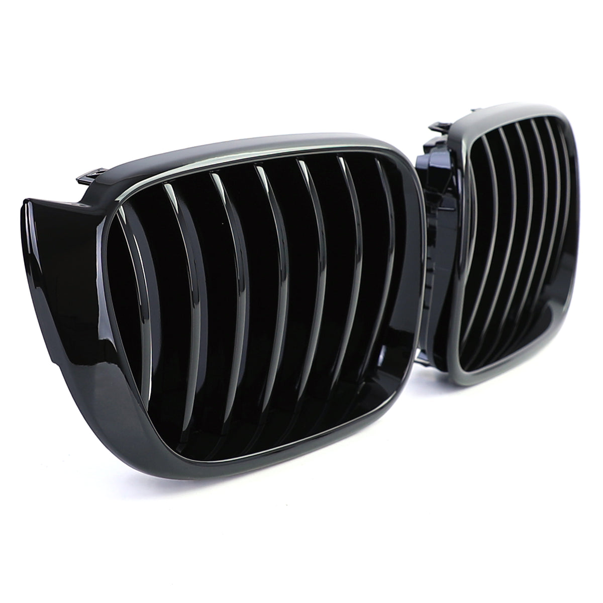 Griglia Sportiva Anteriore Nera Lucida per BMW X3 F25 X4 F26 Dal 2014