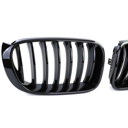 Griglia Sportiva Anteriore Nera Lucida per BMW X3 F25 X4 F26 Dal 2014