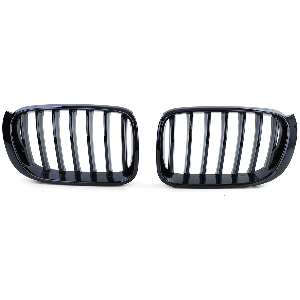 Griglia Sportiva Anteriore Nera Lucida per BMW X3 F25 X4 F26 Dal 2014