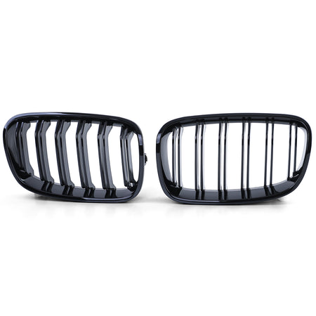 Griglia Doppio Stego Nera Lucida per BMW Serie 1 F20 F21 2010-2014