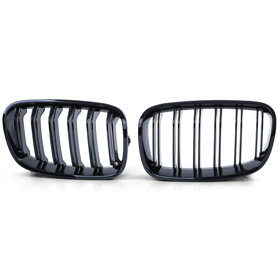 Griglia Doppio Stego Nera Lucida per BMW Serie 1 F20 F21 2010-2014