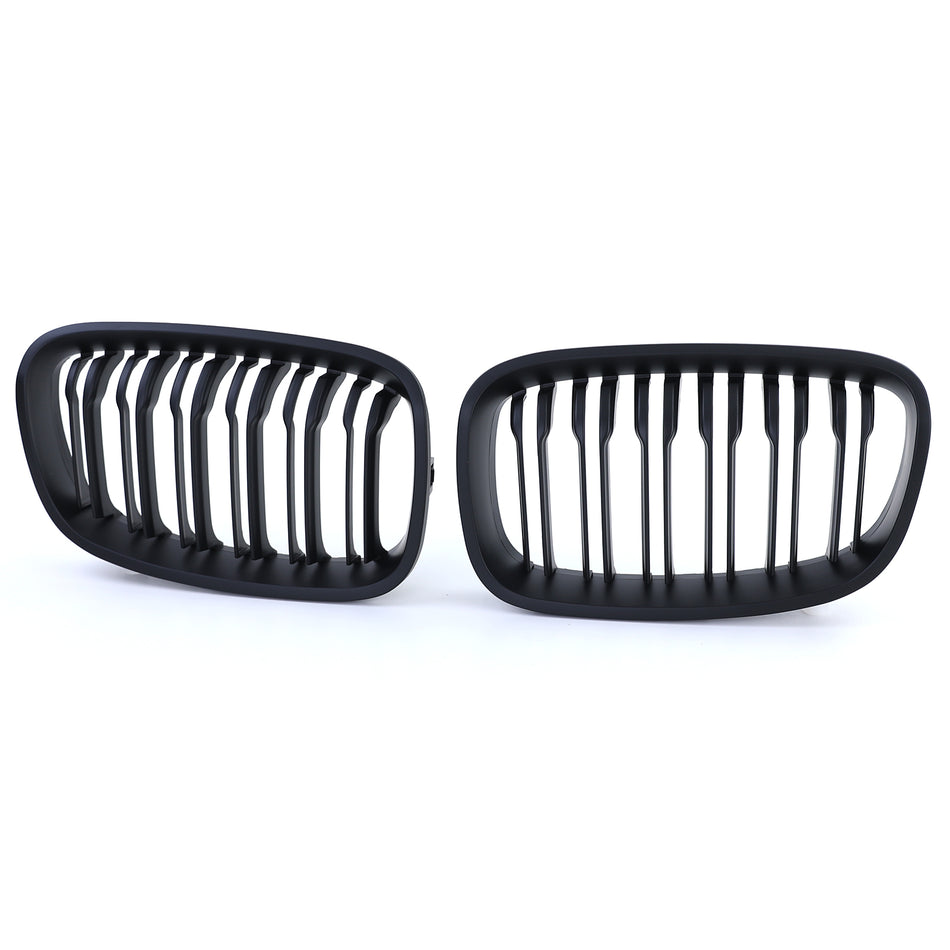 Griglia Doppia Barra Nera per BMW Serie 1 F20 F21 (2010-2014) Plug & Play
