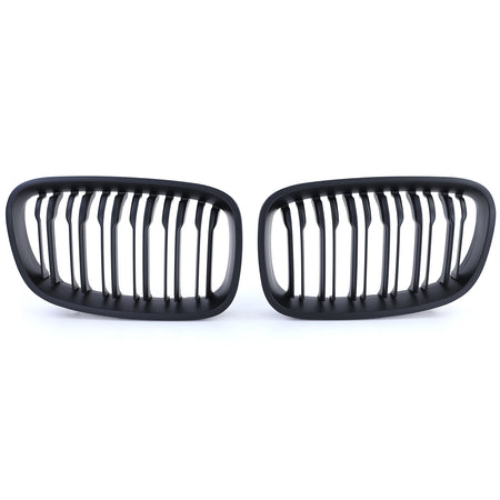 Griglia Doppia Barra Nera per BMW Serie 1 F20 F21 (2010-2014) Plug & Play
