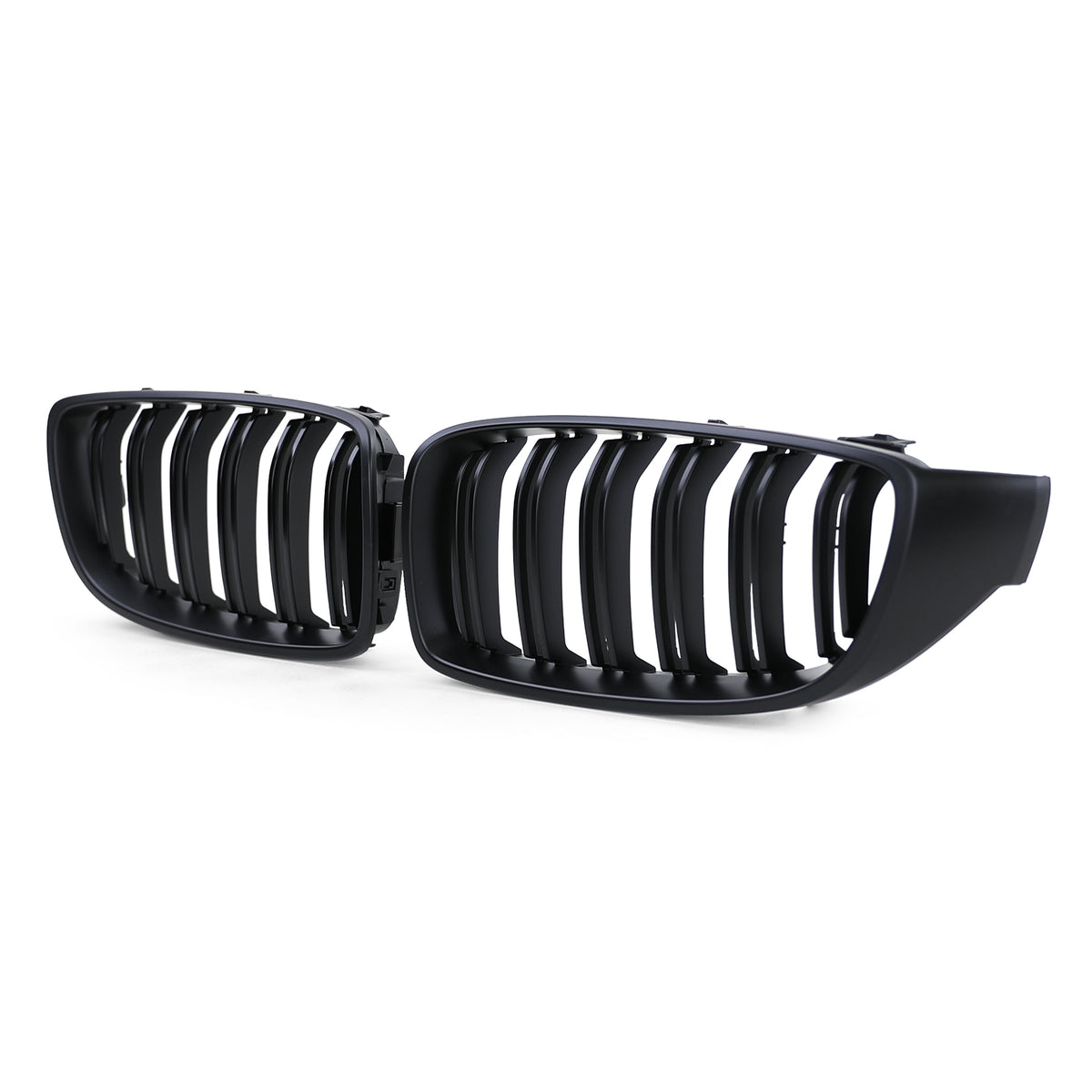 Griglia Doppia Barra Nera per BMW Serie 4 F32 F33 F36 2013-2021 in ABS