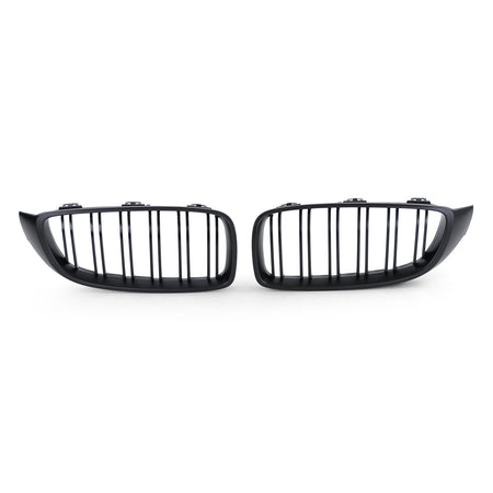 Griglia Doppia Barra Nera per BMW Serie 4 F32 F33 F36 2013-2021 in ABS