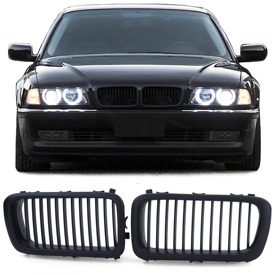 Griglia Anteriore Sportiva Nera per BMW Serie 7 E38 1994-2001
