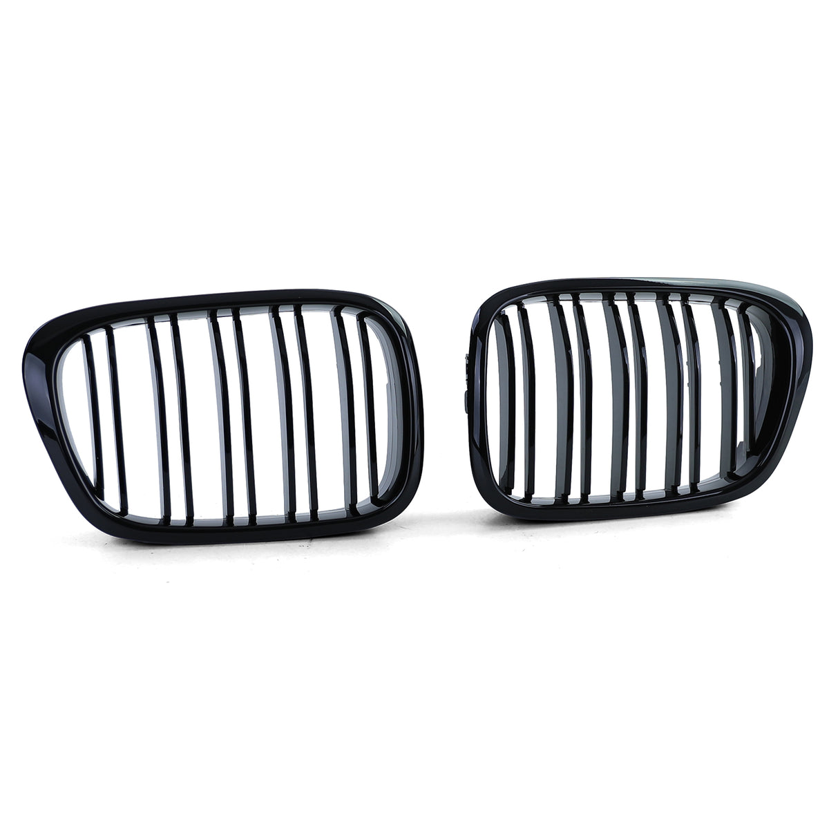 Griglia Doppio Passo Nera Lucida per BMW Serie 5 E39 (1995-2003) ABS Plug & Play