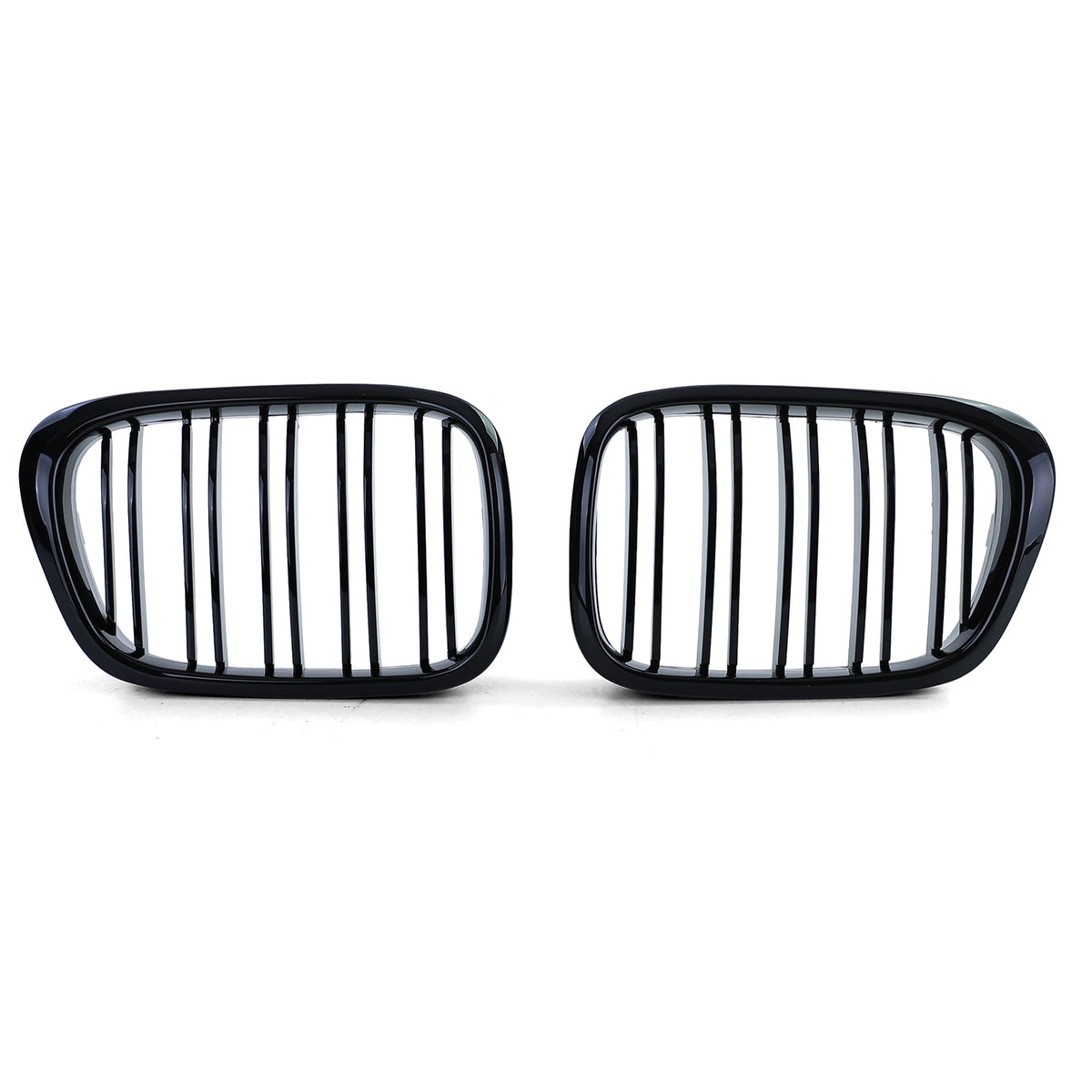 Griglia Doppio Passo Nera Lucida per BMW Serie 5 E39 (1995-2003) ABS Plug & Play