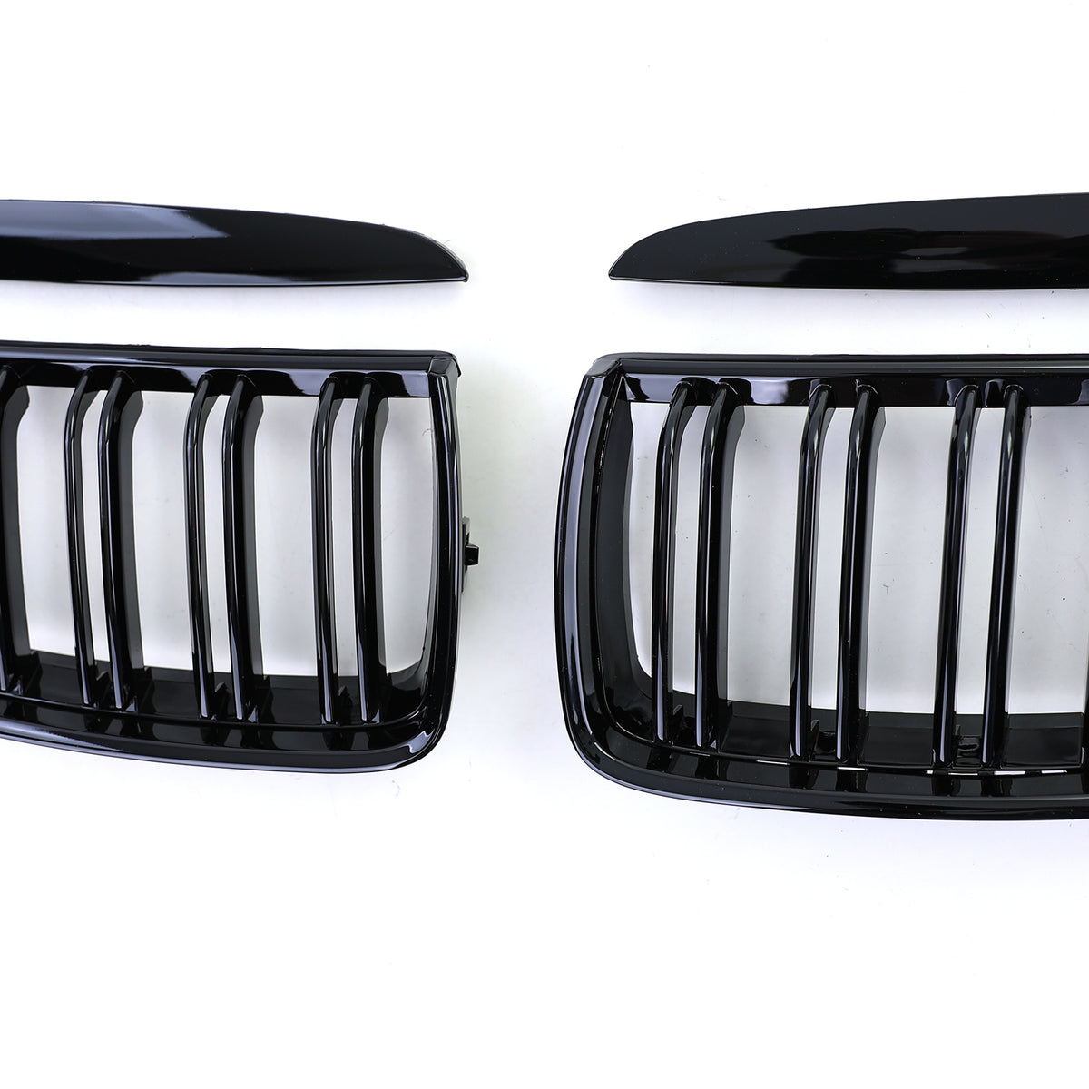 Griglia Doppio Stego Nera Lucida per BMW Serie 3 E90 E91 2005-2008
