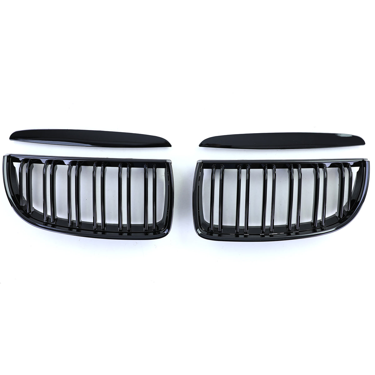 Griglia Doppio Stego Nera Lucida per BMW Serie 3 E90 E91 2005-2008