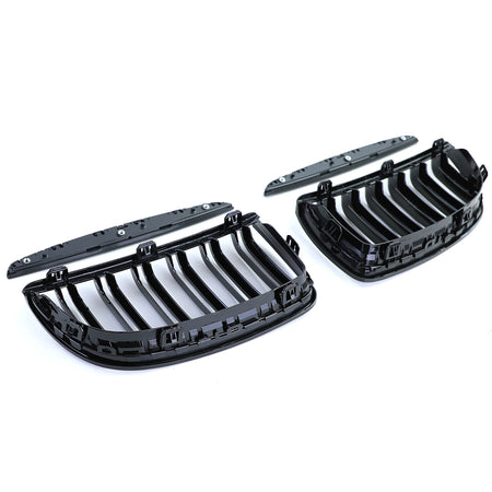 Griglia Doppio Stego Nera Lucida per BMW Serie 3 E90 E91 2005-2008