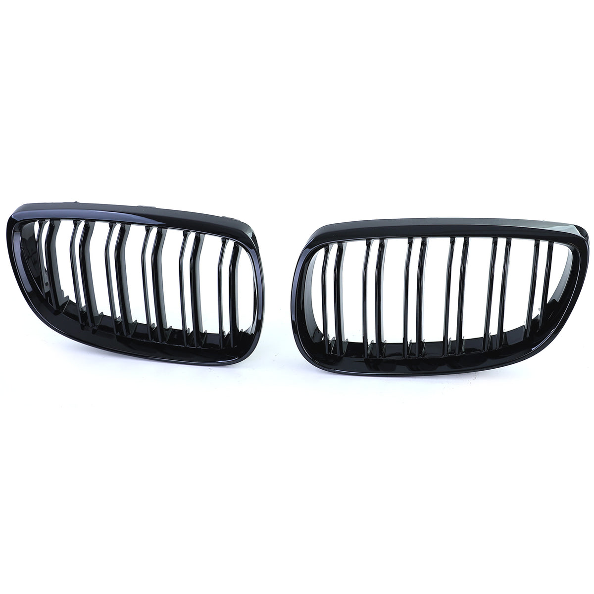 Griglia Sportiva Doppio Stego Nera Lucida per BMW Serie 3 E92 E93 2006-2010