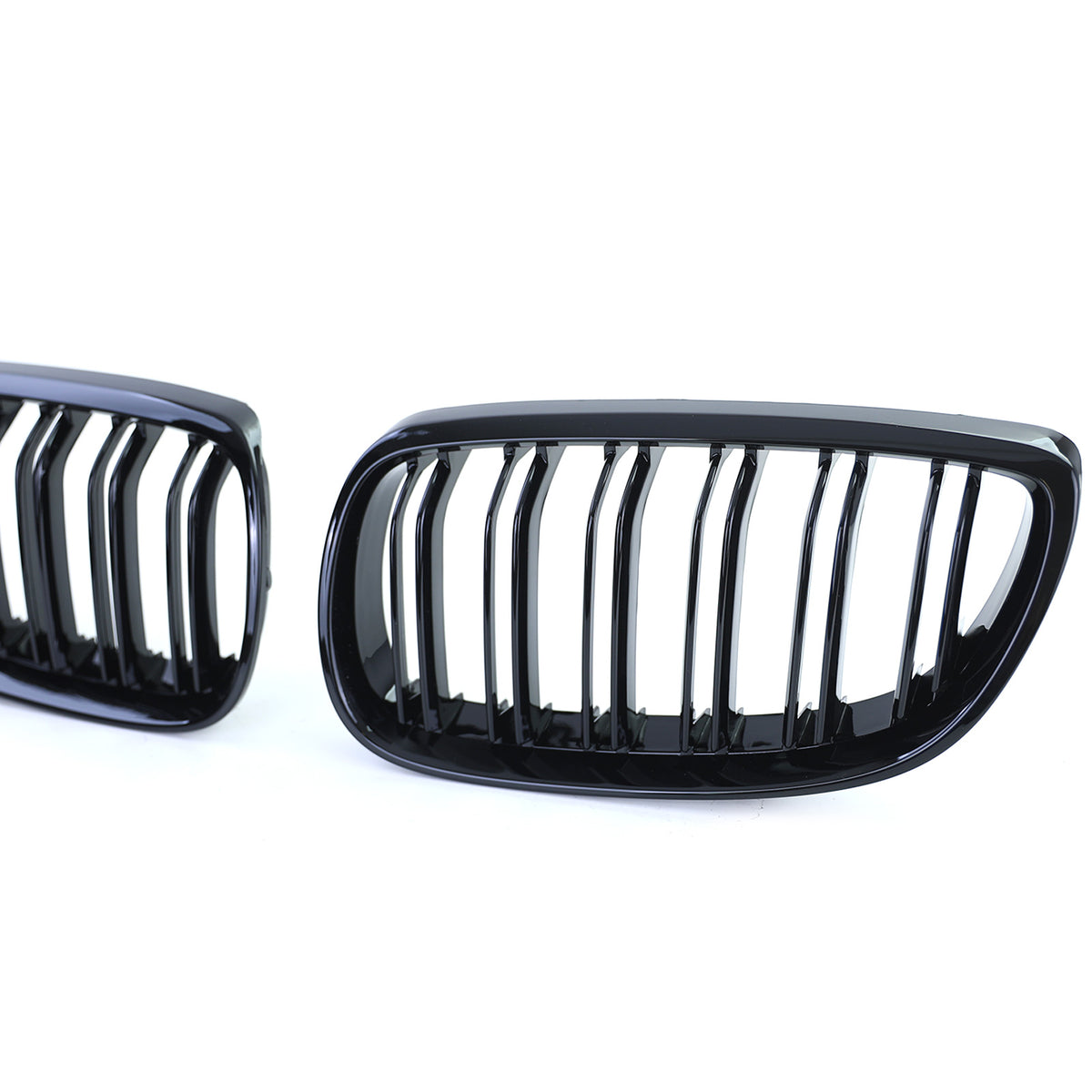 Griglia Sportiva Doppio Stego Nera Lucida per BMW Serie 3 E92 E93 2006-2010