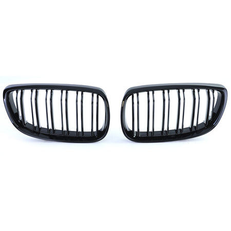 Griglia Sportiva Doppio Stego Nera Lucida per BMW Serie 3 E92 E93 2006-2010