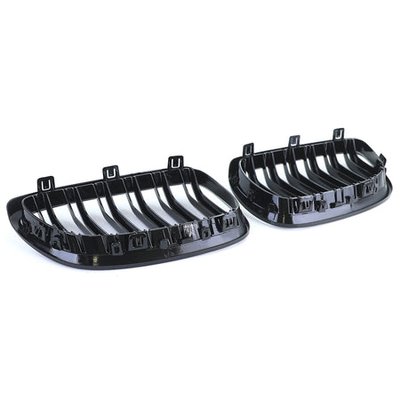 Griglia Sportiva Doppio Stego Nera Lucida per BMW Serie 3 E92 E93 2006-2010