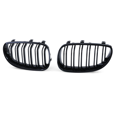 Griglia Doppio Listello Nera Lucida per BMW Serie 5 E60 E61 2003-2010