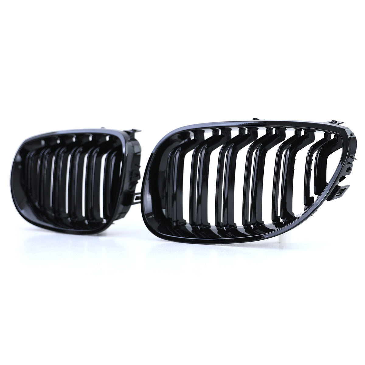 Griglia Doppio Listello Nera Lucida per BMW Serie 5 E60 E61 2003-2010