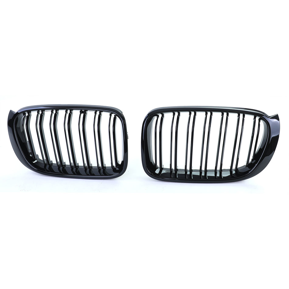 Griglia Doppia Barra Nera Lucida per BMW X3 F25 e X4 F26 Dal 2014