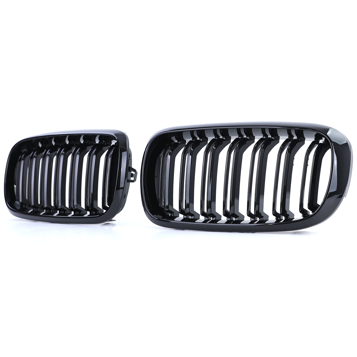 Griglia Doppia Barra Nera Lucida per BMW X5 F15 X6 F16 Dal 2013