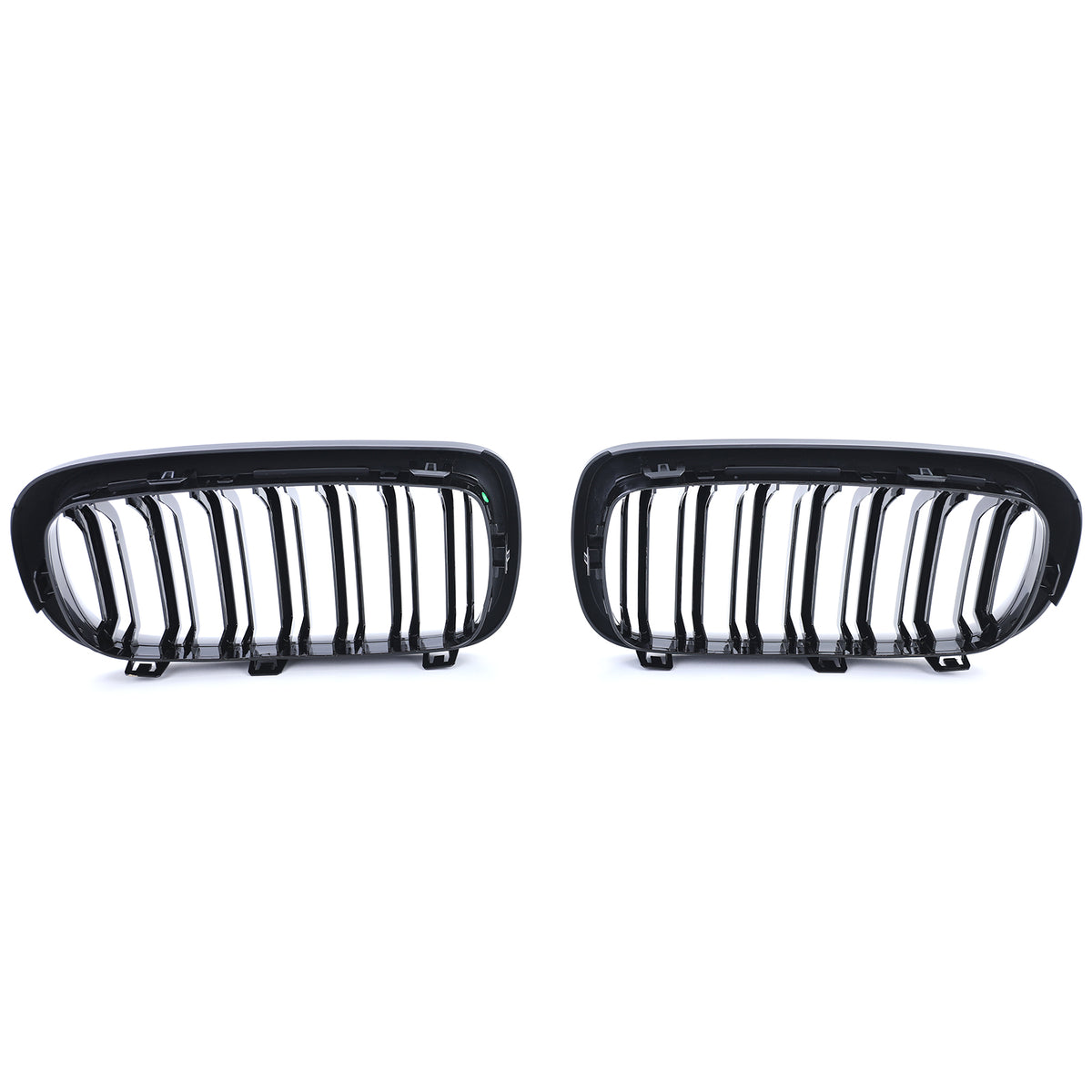 Griglia Doppia Barra Nera Lucida per BMW X5 F15 X6 F16 Dal 2013