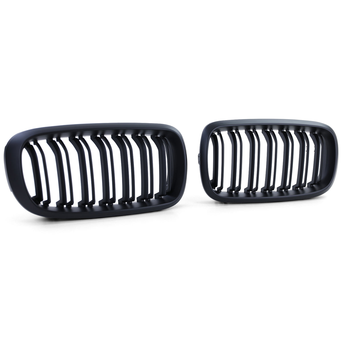 Griglia Sportiva Doppia Barra Nera Opaca per BMW X5 F15 2013-2018 e X6 F16
