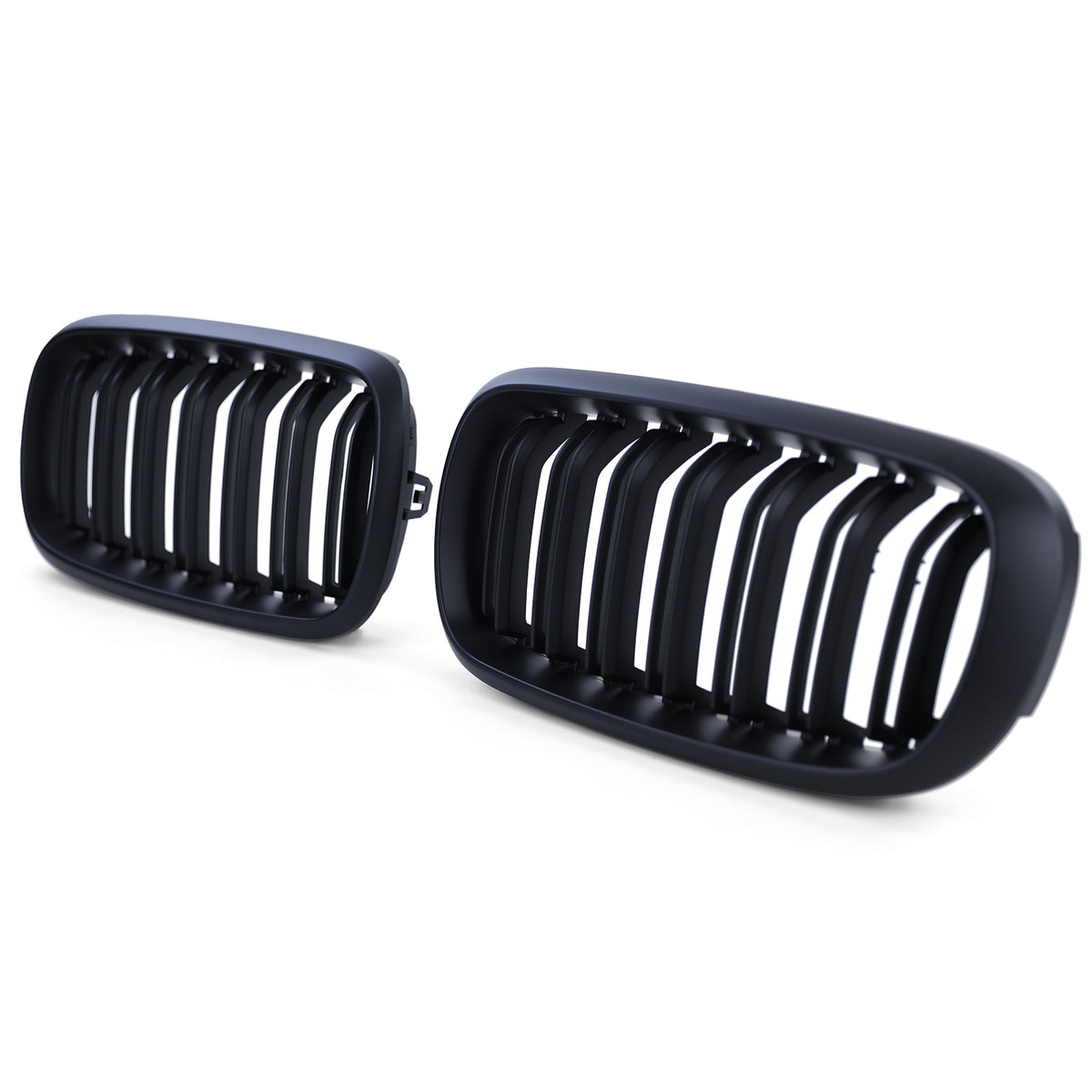 Griglia Sportiva Doppia Barra Nera Opaca per BMW X5 F15 2013-2018 e X6 F16