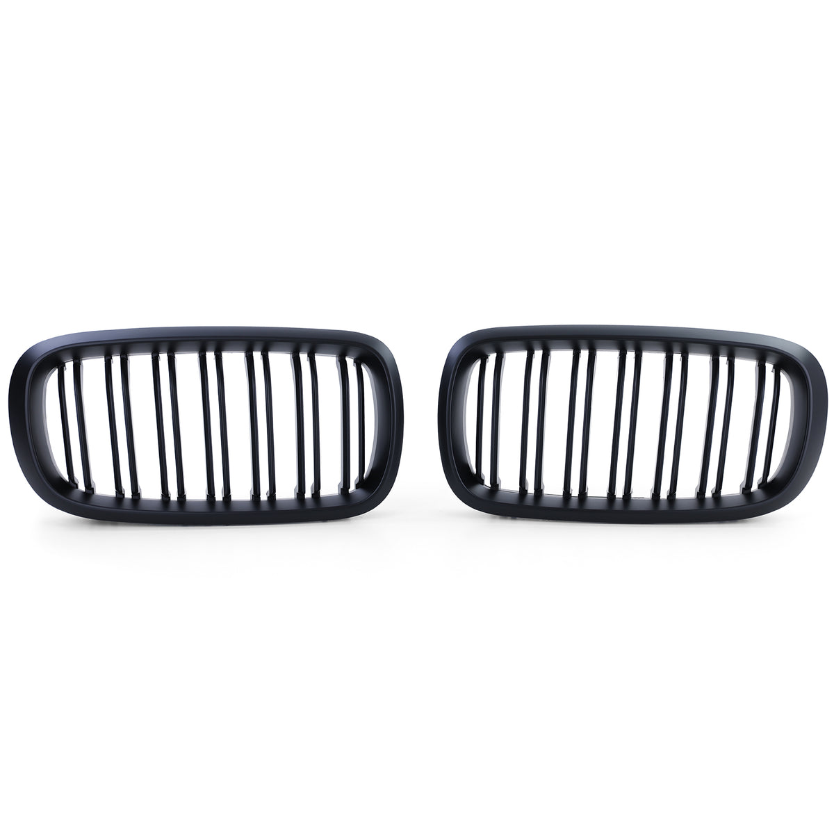 Griglia Sportiva Doppia Barra Nera Opaca per BMW X5 F15 2013-2018 e X6 F16
