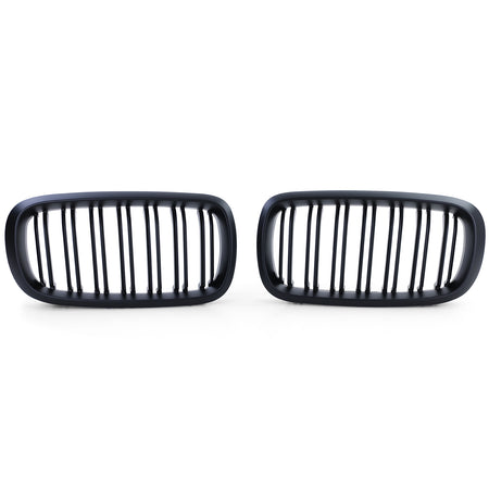 Griglia Sportiva Doppia Barra Nera Opaca per BMW X5 F15 2013-2018 e X6 F16
