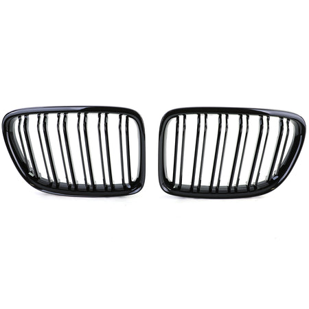 Griglia Sportiva Doppio Ponte Lucida per BMW X1 E84 09-15